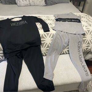Victoria's Secret Black Sport Pajama Set